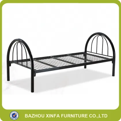 Semicircle shape the single metal bed for home furniture