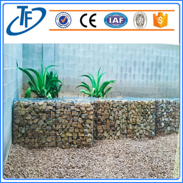 80 * 100 มม. / 2 * 1 * 1 ม Galfan หุ้มหมอนคู่แบบ Twist Gabions