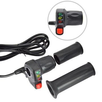 Electric Bike Scooter Throttle Handle: 36V/48V Parts for Electric Bicycle and MTB Compatibility