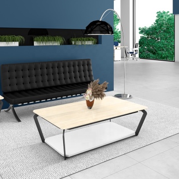 Multifunctional Smart Steel Frame Coffee Table for Office and Lounge
