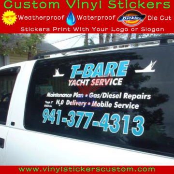 S54 weather resistance custom truck decals