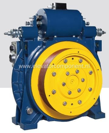 AC220V/60Hz Passenger Elevator PM Gearless Traction Machine