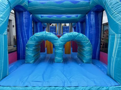 Commercial Grade Bouncy Castle: Mushroom Ice Cream Design for Kids