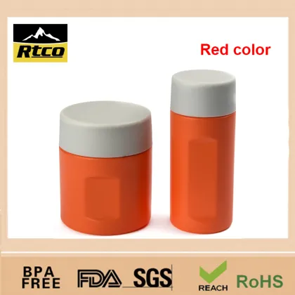 sports nutrition muscle powder package bottle with TPR cap and HDPE bottle
