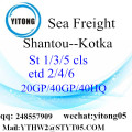 Shantou Container shipping to Kotka