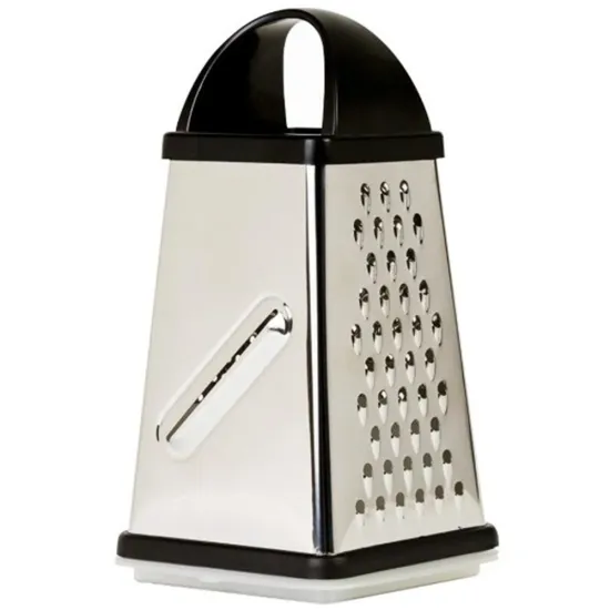 stainless steel blades food grade 4 sides food fruits vegetables cutter cheese grater with storage container