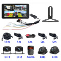 10.1 inch 4 channel vehicle monitor system support 2.5D touch/BSD detection/MP5/Bluetooth/FM/sound and light alarm/voice control