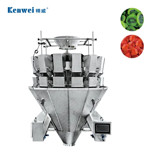Automatic 14 Head Weigher Packaging Machine for Cheese Pouches
