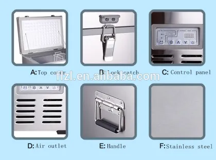 115L DC Car Refrigerator Vehicle Freezer Car fridge