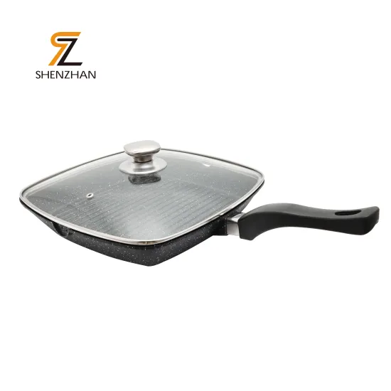 Customize Your Kitchen: Non-Stick Square Grill Pan & Fry Pan for Perfect Steaks and Eggs