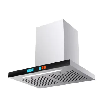Commercial Side Suction Range Hood with Strong Suction and Auto Cleaning