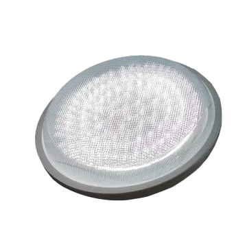 Prism Cover Transparent Shell Waterproof IP65 Oval Round LED Bulkhead Light - 2 Colors Ring, 8W/12W/15W, Outdoor