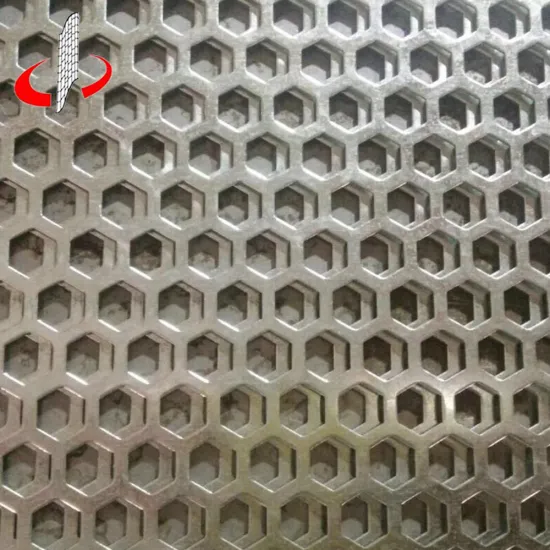 Aluminium Hexagonal Perforated Metal Panels for Decoration