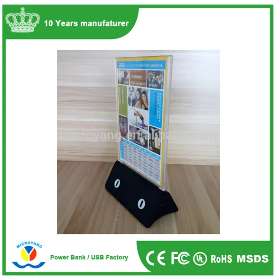 Brand Menu power bank Advertising Coffee Mobile Power Creative power bank 13000 mAh