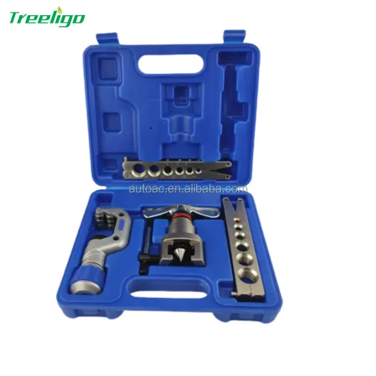 Pipe Flaring Tool Set: Eccentric Pipe Expander for Heavy Tubing and Boilers (45 Degree Cone)