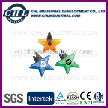 Star shape plastic clip with magnet