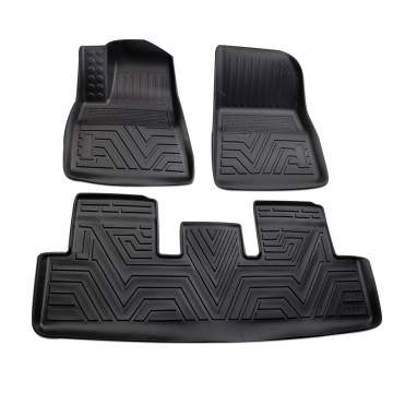 Waterproof Non-Slip TPE Rubber 3D Car Floor Mat for Tesla Model 3