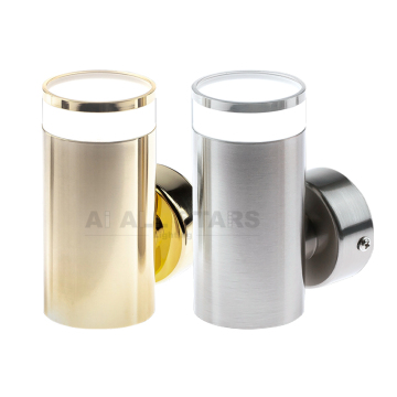Nordic Modern Chrome Gold LED Wall Lamp for Hotel and Home Decor