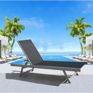 Unique Portable Lightweight Folding Outdoor Sun Lounger Chair Aluminum Beach Chair
