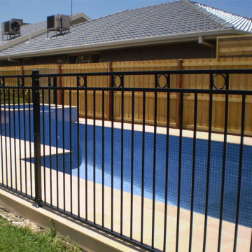 Welded Iron Swimming Pool Fence for Backyard