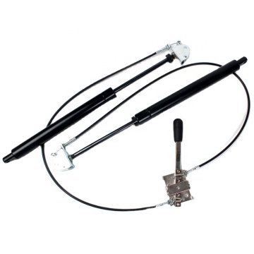 Schließbare Gasfeder mit Kabel und Knopf