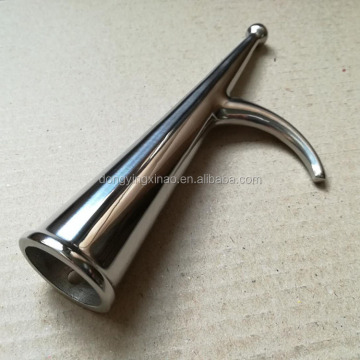 High Polished Stainless Steel Boat Hook - Marine Grade Hook for Safety and Style
