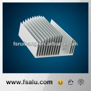 Silver Anodized Extrusion Aluminum Led Cooling Heat Sink
