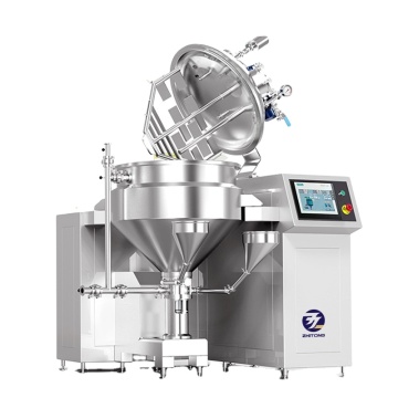 Zhitong Small Commercial Industrial Mayonnaise Vacuum Homogenizer Mixing Machine Production Line