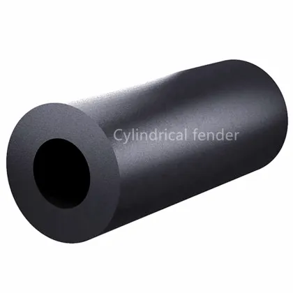Durable marine bumpers rubber cylindrical fender for dock