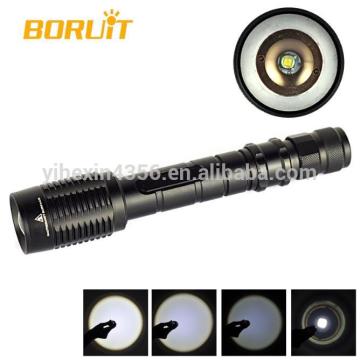 1800 Lumen Rechargeable Zoom Super Bright Led Tactical Flashlight For Camping