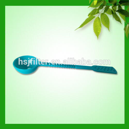 Bottom price hot selling plastic handle bamboo rice spoons