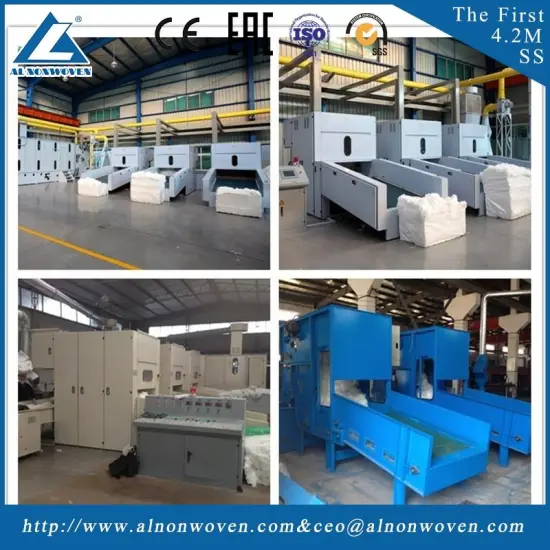 Automatic weighing ALKS-1300 fiber opening machine machine width 1.3m For geotextile