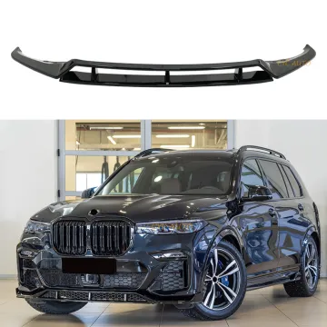 Gloss Black M Performance Style Front Splitter Lip Bumper for BMW X7 G07 Pre-LCI 2019-2021
