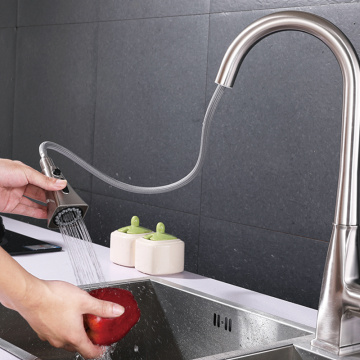 Single-handle Pull Down Dual Function Kitchen Faucet