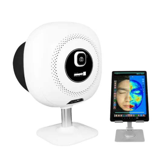 AIMYSKIN 3D Skin Analyzer: Your Comprehensive Facial Device for Advanced Skin Analysis with Microscope Lens