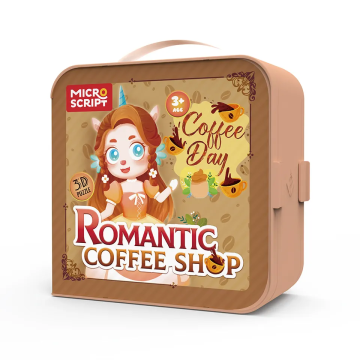 Stereoscopic Brain Teasers and 3D Jigsaw Puzzles: An Early Educational Adventure in a Romantic Coffee Shop