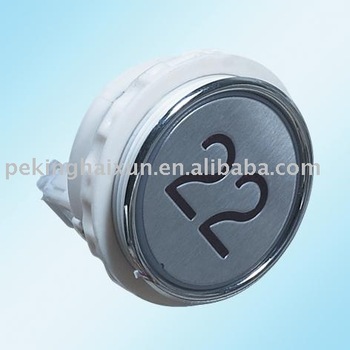 Elevator push button, elevator parts, elevator component