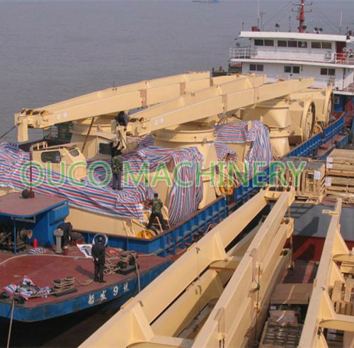 20t30m Hydraulic Cargo Handling Marine Straight Boom Crane