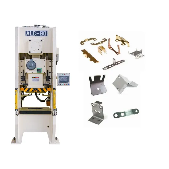 Single Press Station Semi-Closed Punching Stamping Power Press Machine for Metal Production Lines