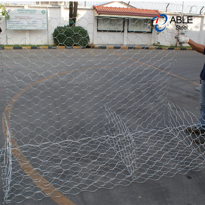 Hexagonal Gabion Wall Stone Basket Gabion Mesh