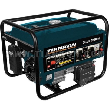 Générateur d'essence 2500W avec système de démarrage Recoil, Démarreur électrique, batterie
