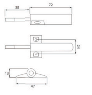 Heavy Duty Zinc Alloy Touch Latch