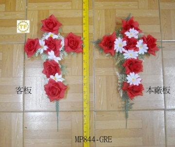 21"Rose and Daisy Cross