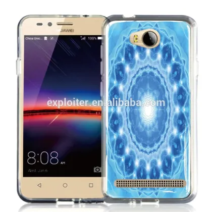 Ultra slim soft plastic epoxy cell phone cover for huawei y3ii