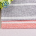 knitted fabric polyester stripe cotton for sweater