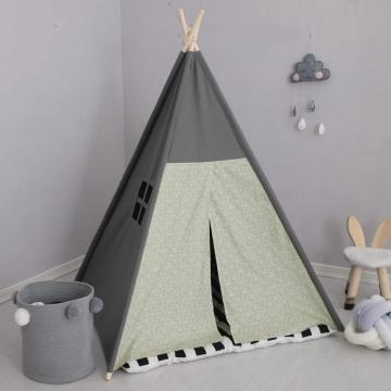 Canvas Teepee Playhouse for Child Indoor Outdoor