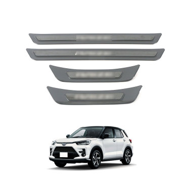 OEM Automotif Stainless Steel Exterior Bagian untuk 2022 Toyota Raize Door Sill Trim