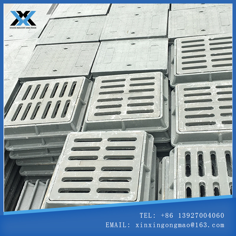 Square composite rainwater grate