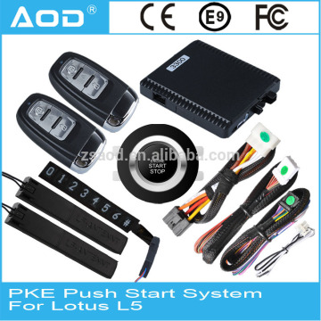 PKE keyless push button start remote start engine start for Lotus L5