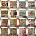 Amazon Hot Sale Living Room Canvas Pillow Cases